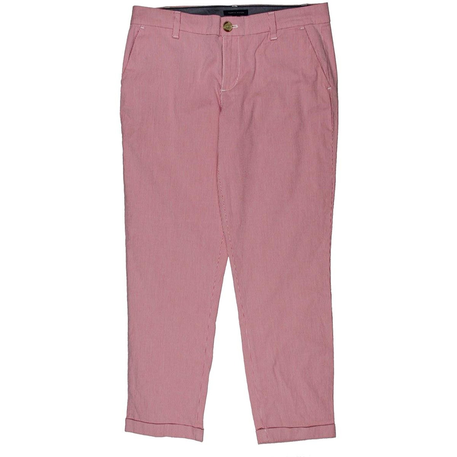 6964-2 Tommy Hilfiger Women's Cotton Blend Pants size 8 Pink $64.50 ...